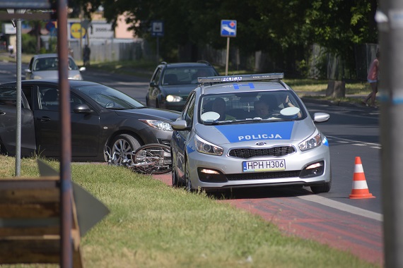 Potrącenie rowerzysty w Garwolinie - Zdjęcie główne