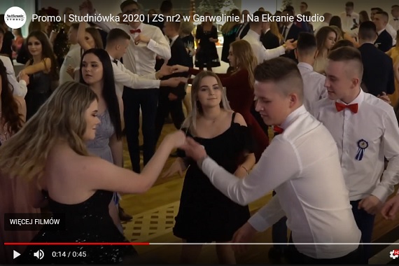 Klip ze studniówki ZS nr 2 - Zdjęcie główne