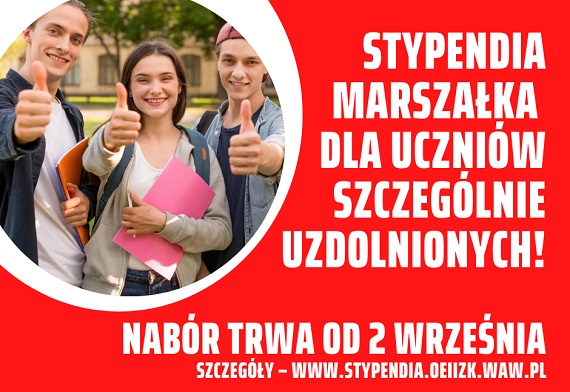 Zostań stypendystą marszałka! - Zdjęcie główne