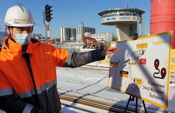 Warszawa Zachodnia: kolejny etap prac - Zdjęcie główne
