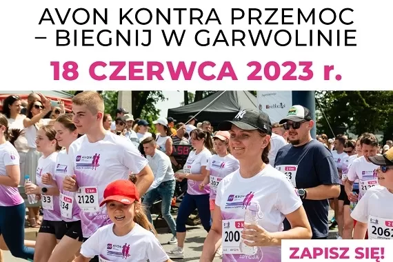 Przed nami XIV. edycja biegu ''Avon Kontra Przemoc  biegnij w Garwolinie''. Ruszyły zapisy - Zdjęcie główne