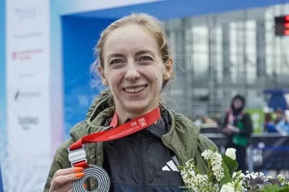 Emilia Mazek wicemistrzynią Polski w maratonie! - Zdjęcie główne