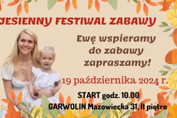 Jesienny festiwal zabaw ''Dla Ewy'' - Zdjęcie główne