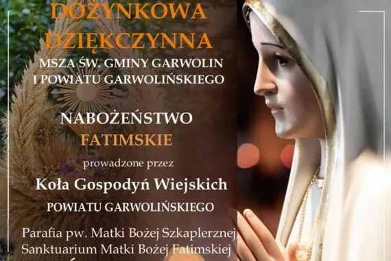 Msza dożynkowa w Sanktuarium  - Zdjęcie główne