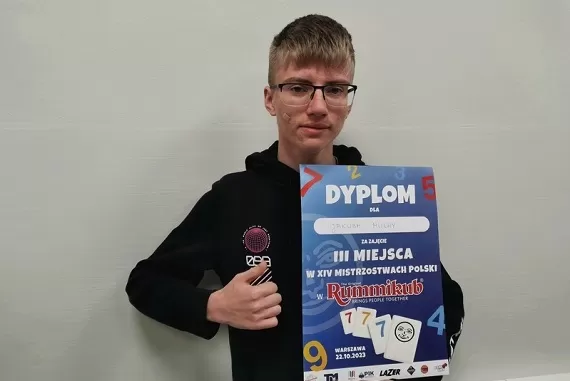 Jakub Mucha medalistą Mistrzostw Polski w Rummikub! - Zdjęcie główne