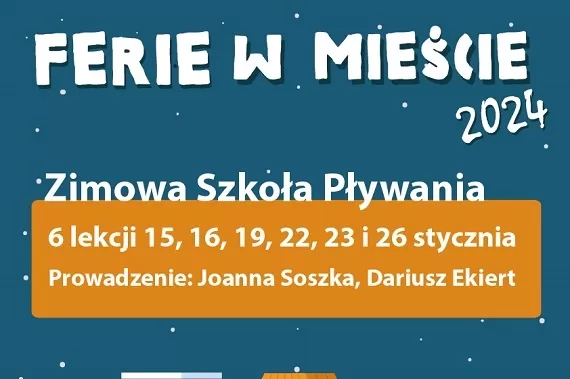 Zimowa Szkoła Pływania podczas ferii - Zdjęcie główne