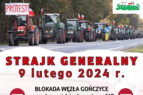 Rolnicy będą protestowali na S17 w Gończycach - Zdjęcie główne