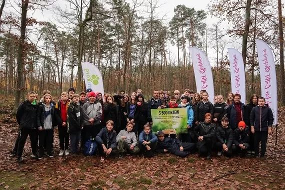 Ponad 3500 drzew od Designer Outlet Warszawa w Nadleśnictwie Garwolin! - Zdjęcie główne