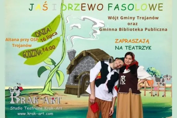 Wakacyjny teatrzyk ''Jaś i drzewo fasolowe'' - Zdjęcie główne