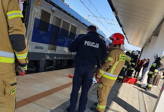Pociąg potrącił mężczyznę - Zdjęcie główne