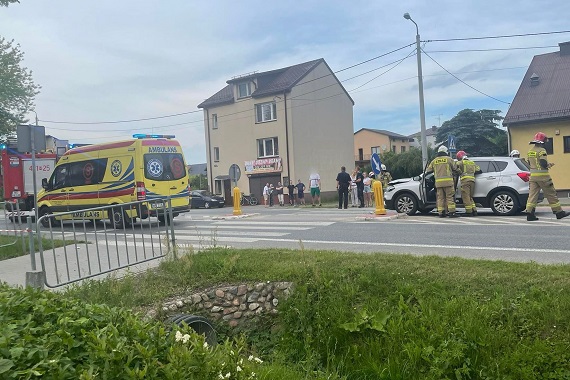 Wypadek na przejściu dla pieszych przy pasażu AS - Zdjęcie główne