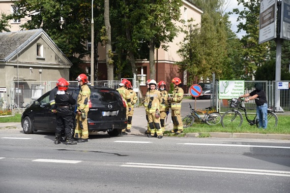 Potrącenie rowerzysty na Alei Legionów w Garwolinie - Zdjęcie główne