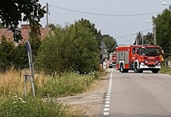 Zdarzenie drogowe na Sobieskiego w Garwolinie - Zdjęcie główne