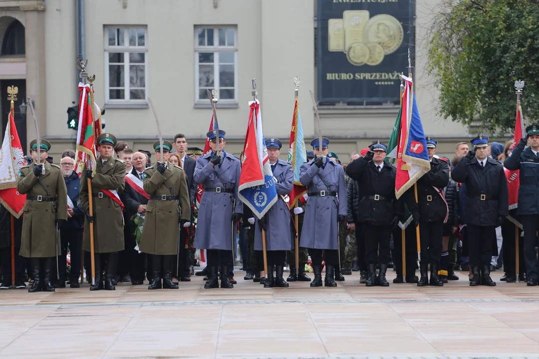 Lublin: Obchody Narodowego Święta Niepodległości. Udział wzięli m.in. komendanci policji - Zdjęcie główne