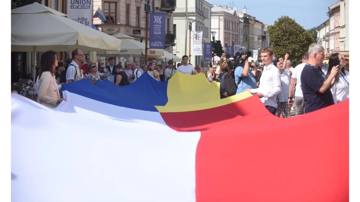 Lublin: 3. rocznica wybuchu wojny na Ukrainie. "Zjednoczeni dla Zwycięstwa" - Zdjęcie główne