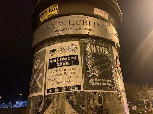 "Lublin Strefą Wolną Od Faszyzmu". Zaczęła się akcja plakatowania - Zdjęcie główne