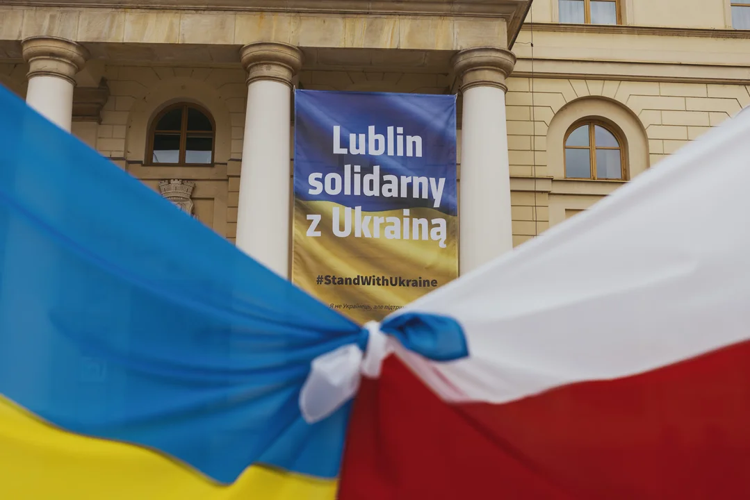 Lublin podsumuje pomoc Ukrainie. Obchody rocznicy wybuchu wojny - Zdjęcie główne
