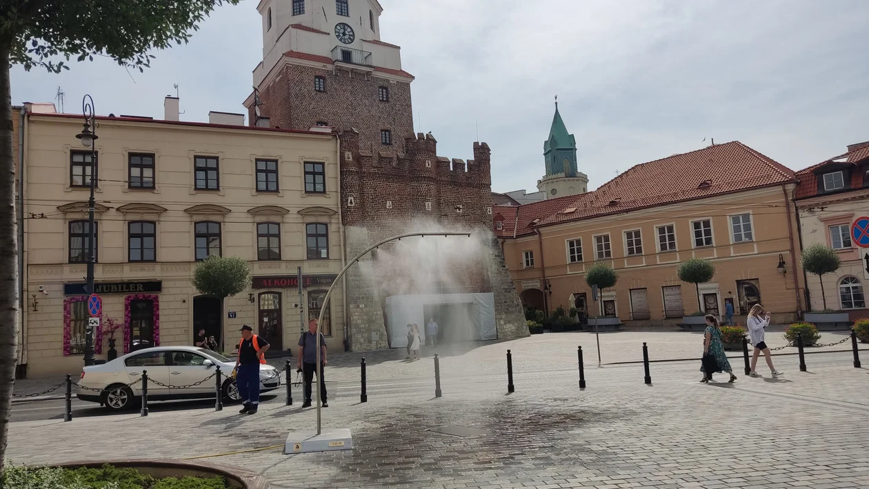 Lublin: Można się schłodzić. Wróciły kurtyny wodne - Zdjęcie główne