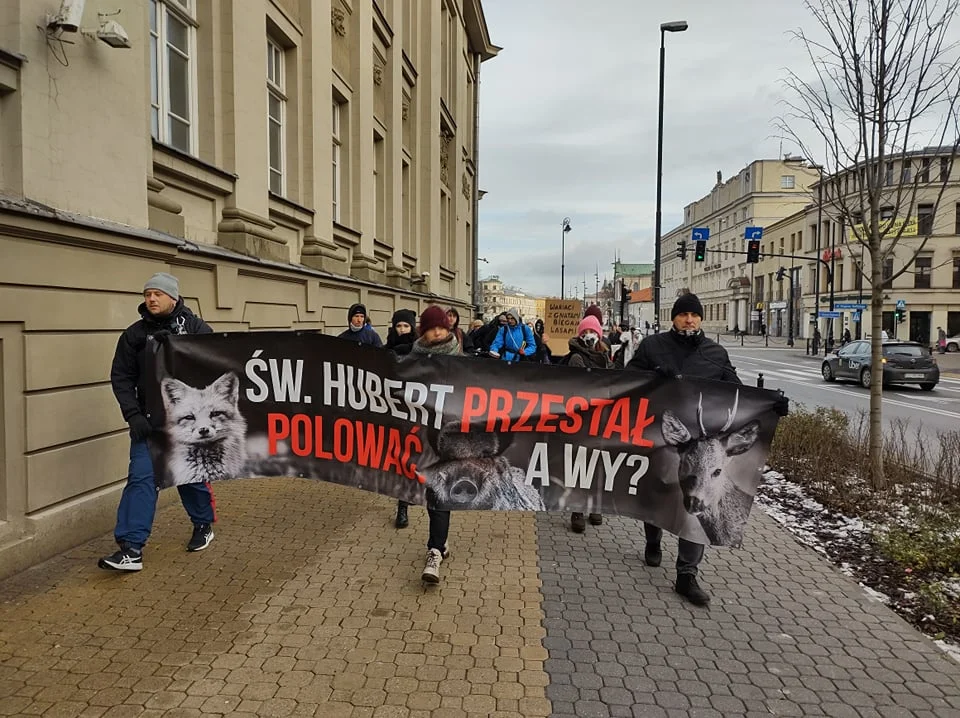 Lubelski Ruch Antyłowiecki przemaszerował ulicami Lublina - Zdjęcie główne