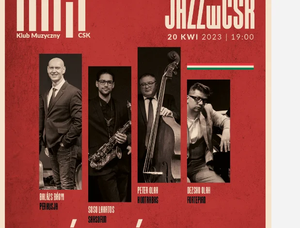 Balazs Bagyi New Quartet w Klubie Muzycznym CSK - Zdjęcie główne
