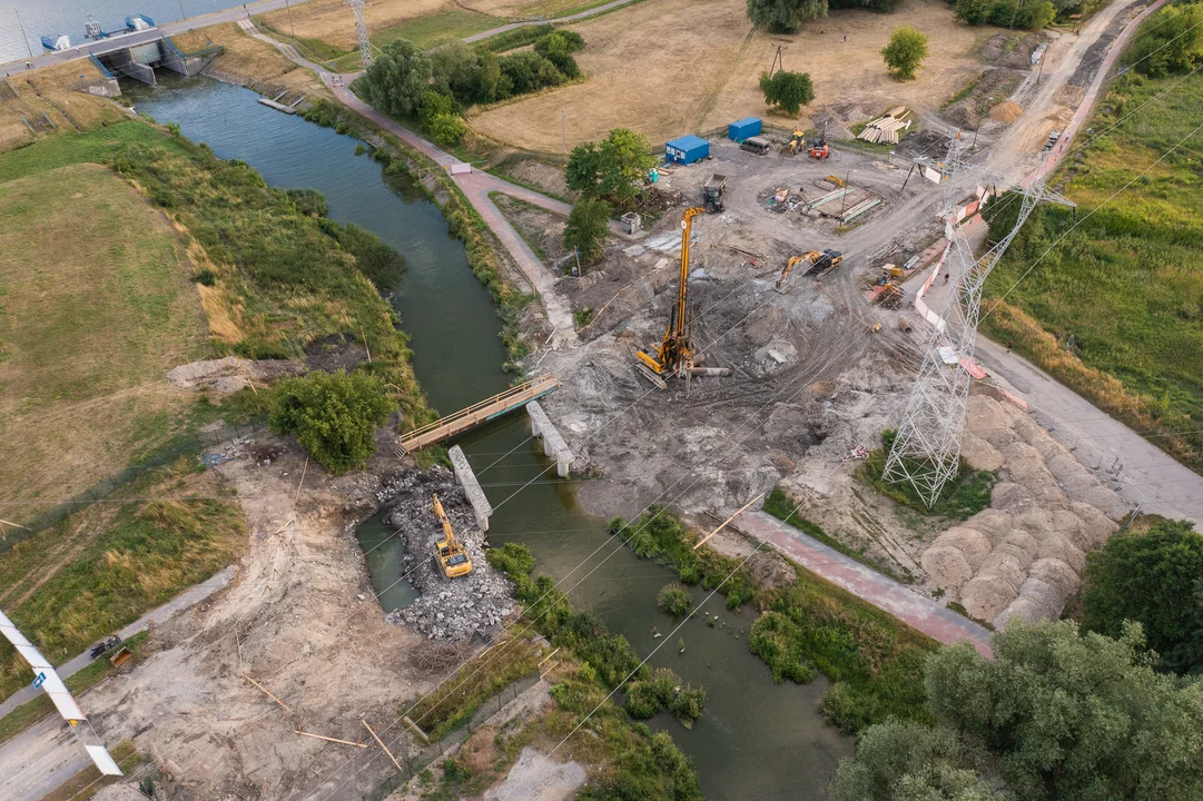 Lublin: Budowa mostu na ul. Żeglarskiej trwa. Rozebrano większość konstrukcji - Zdjęcie główne