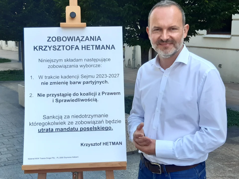 Krzysztof Hetman deklaruje: Koniec z transferami z partii do partii,  stop prostytucji politycznej - Zdjęcie główne