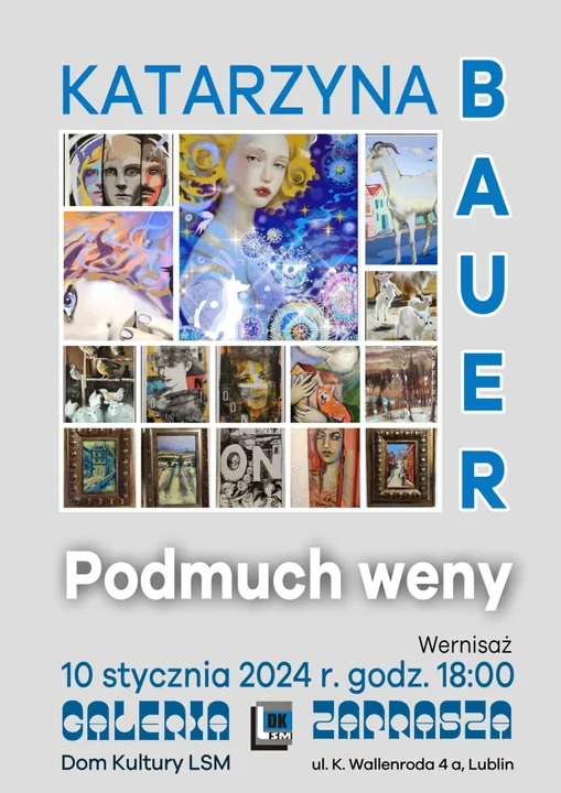 Podmuch weny. Wernisaż wystawy w Domu Kultury LSM - Zdjęcie główne