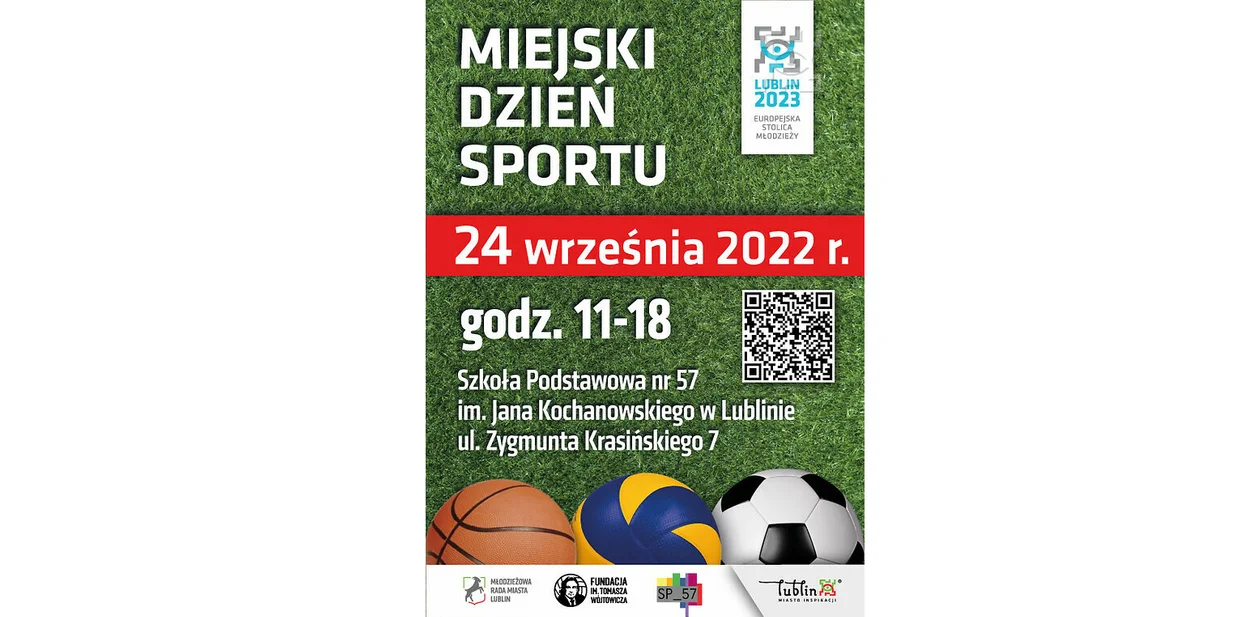 Lublin: Młodzi rozegrają turnieje sportowe. W ramach Miejskiego Dnia Sportu - Zdjęcie główne