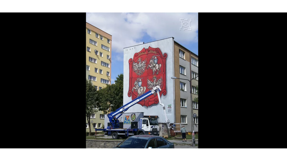 Historyczny mural zamalowany. Radny i szef IPN: Traktowanie historii w Lublinie! - Zdjęcie główne