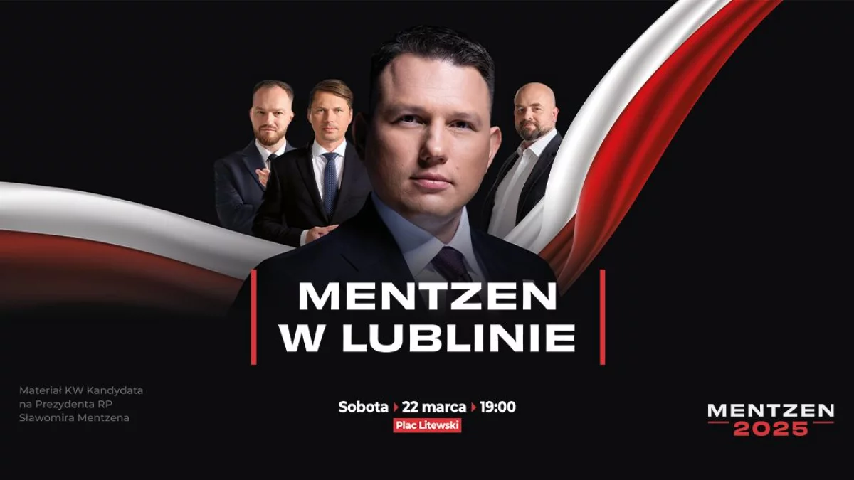 Sławomir Mentzen spotka się z mieszkańcami Lublina. Polityczna feta na placu Litewskim - Zdjęcie główne