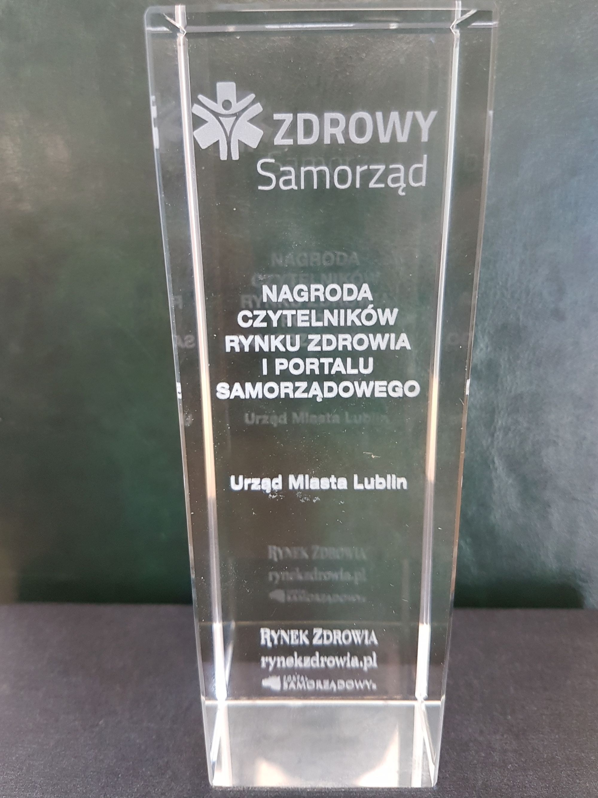Lublin laureatem konkursu „Zdrowy Samorząd”  - Zdjęcie główne
