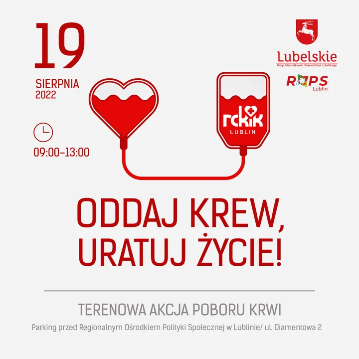 Lublin: Kurczą się rezerwy krwi. W piątek akcja krwiodawstwa - Zdjęcie główne