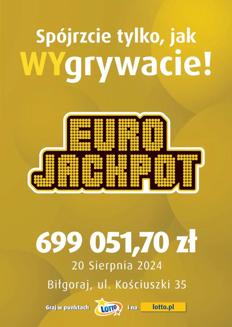 Padła wygrana prawie 700 tysięcy zł w Eurojackpot. - Zdjęcie główne