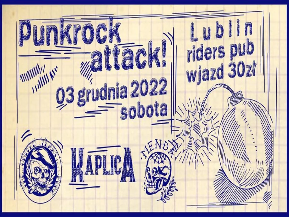 Punk Rock Attack w Rider's Pubie - Zdjęcie główne