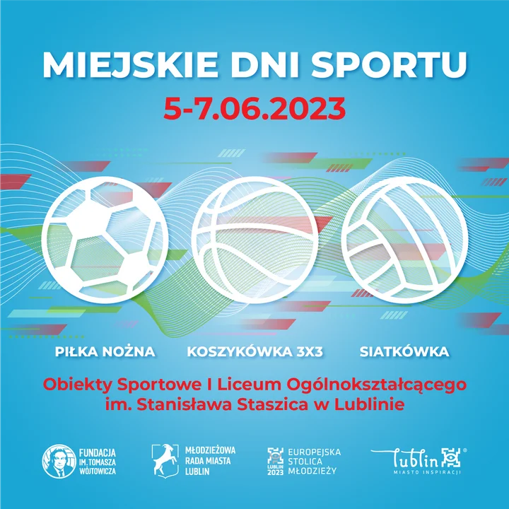 Lublin: Ruszają Miejskie Dni Sportu. Zawodnicy zmierzą się w trzech dyscyplinach - Zdjęcie główne