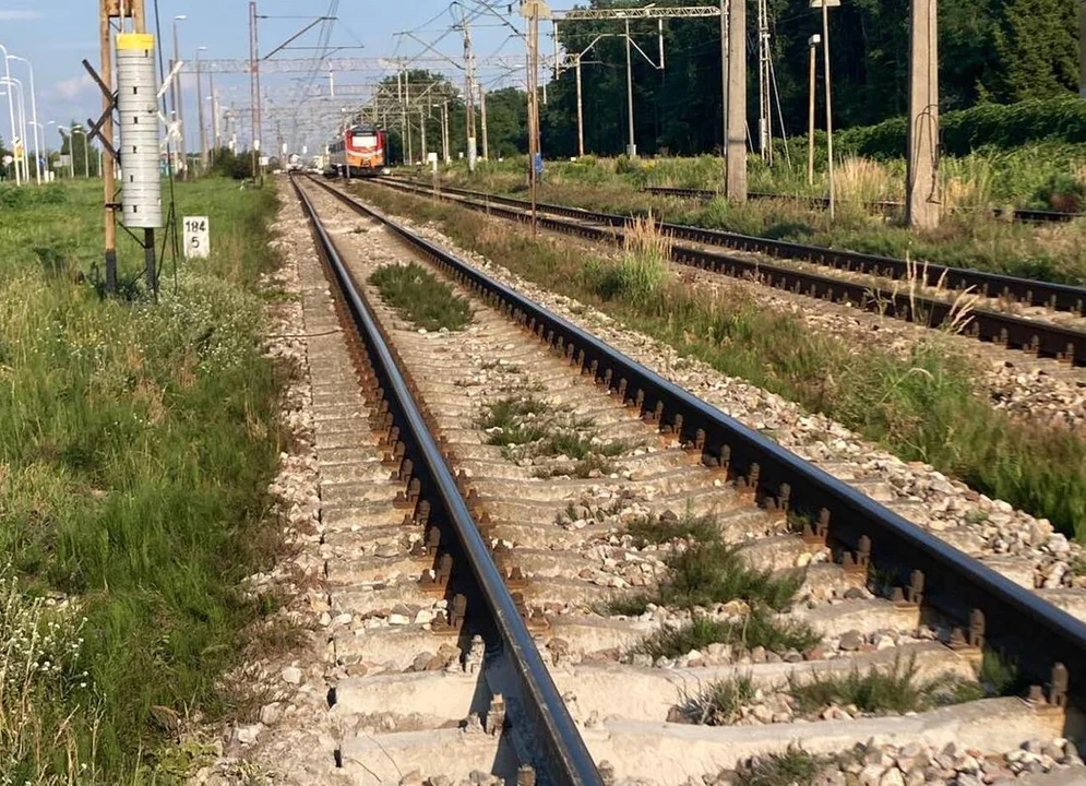 Przeprowadzał rower przez tory. Potrącony przez pociąg zmarł - Zdjęcie główne