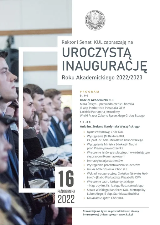 Lublin: KUL uroczyście rozpocznie nowy rok akademicki - Zdjęcie główne