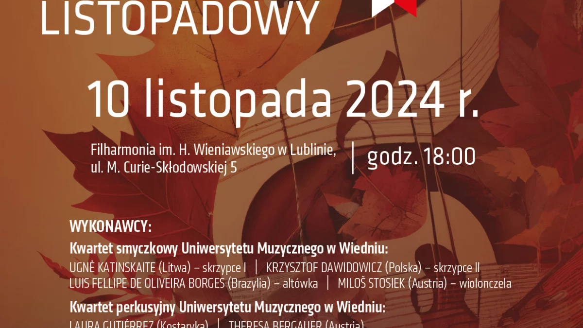 Lublin: Narodowy Koncert Listopadowy. Obowiązują bezpłatne wejściówki - Zdjęcie główne