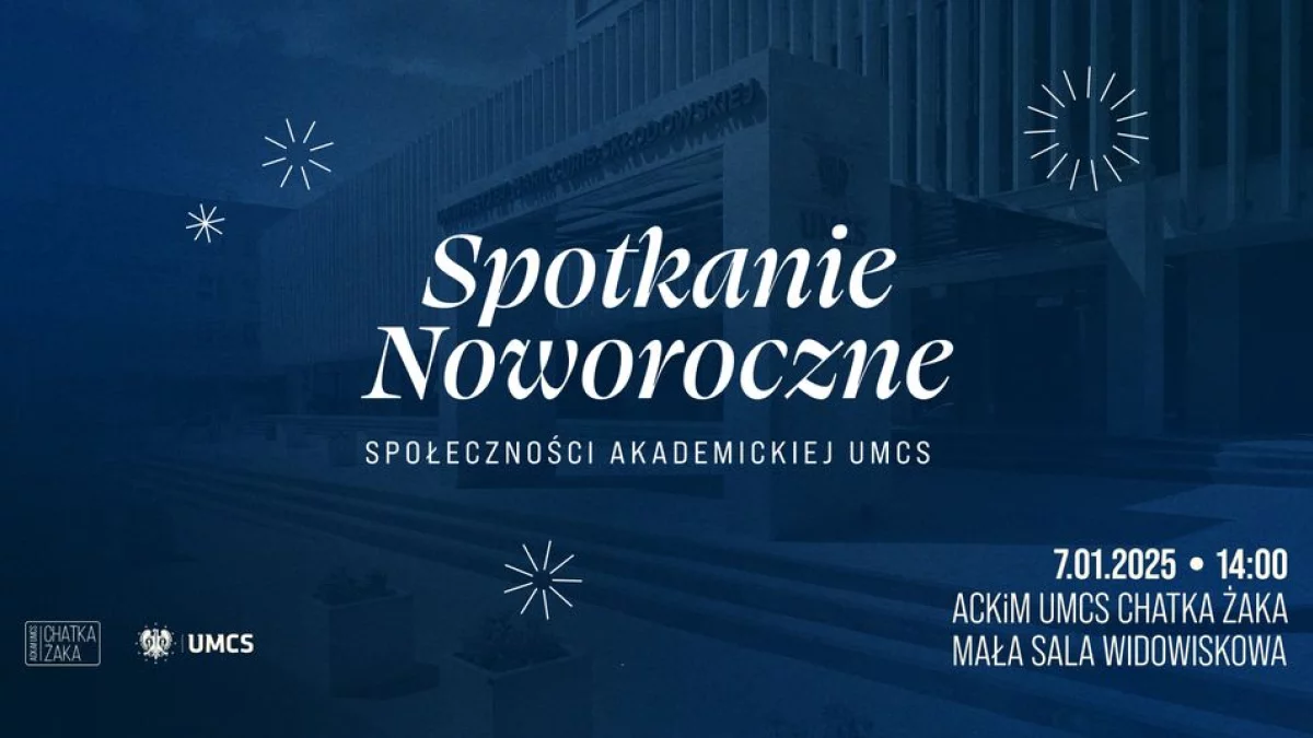 Spotkanie noworoczne na UMCS. Rektor uczelni zaprasza - Zdjęcie główne