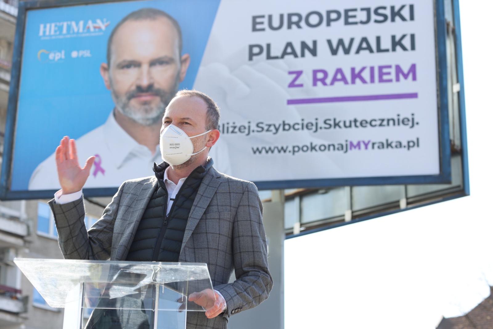 Europejski Plan Walki z Rakiem. Lubelski europoseł zaczyna kampanię społeczną - Zdjęcie główne