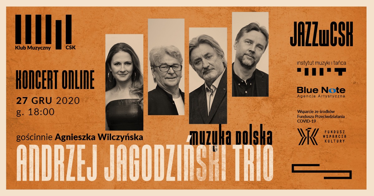 Klub Muzyczny CSK w Lublinie. W niedzielę jazzowy koncert online - Zdjęcie główne