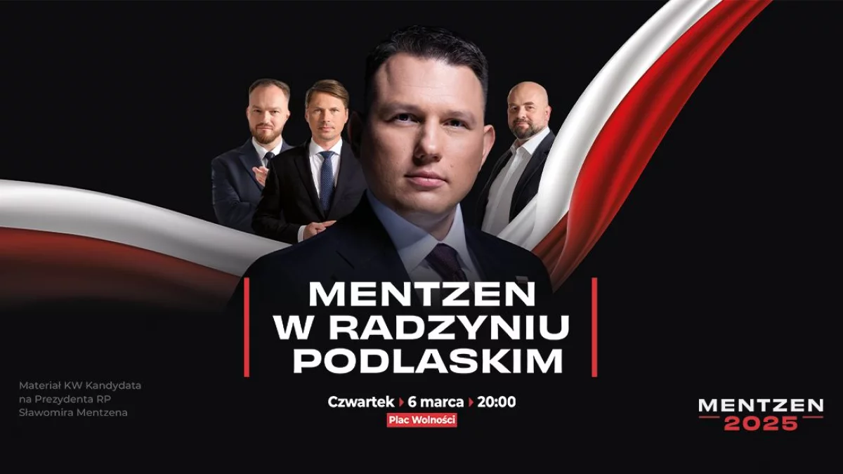 Sławomir Mentzen w województwie lubelskim. Jutro będzie w tych miastach - Zdjęcie główne