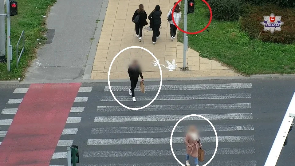 Lublin: Dron obserwował pieszych na przejściach. Policja odnotowała ponad 160 wykroczeń - Zdjęcie główne