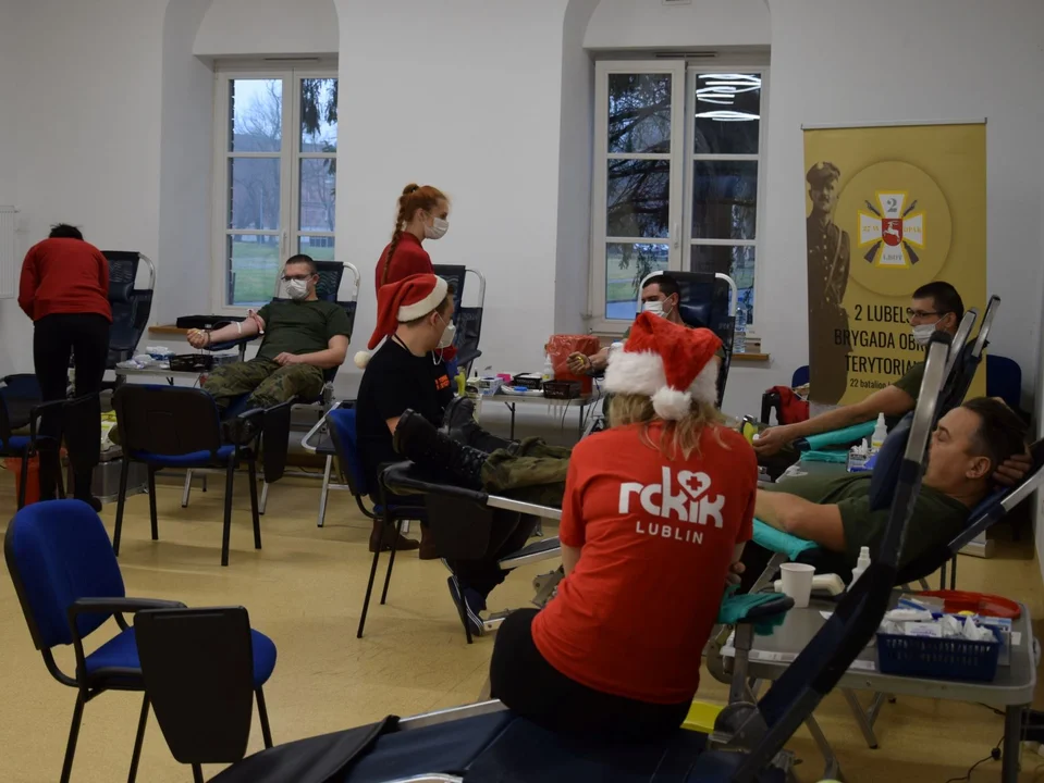 Lublin: Terytorialsi zebrali kilkadziesiąt krwi. Planują kolejne akcje krwiodawstwa - Zdjęcie główne