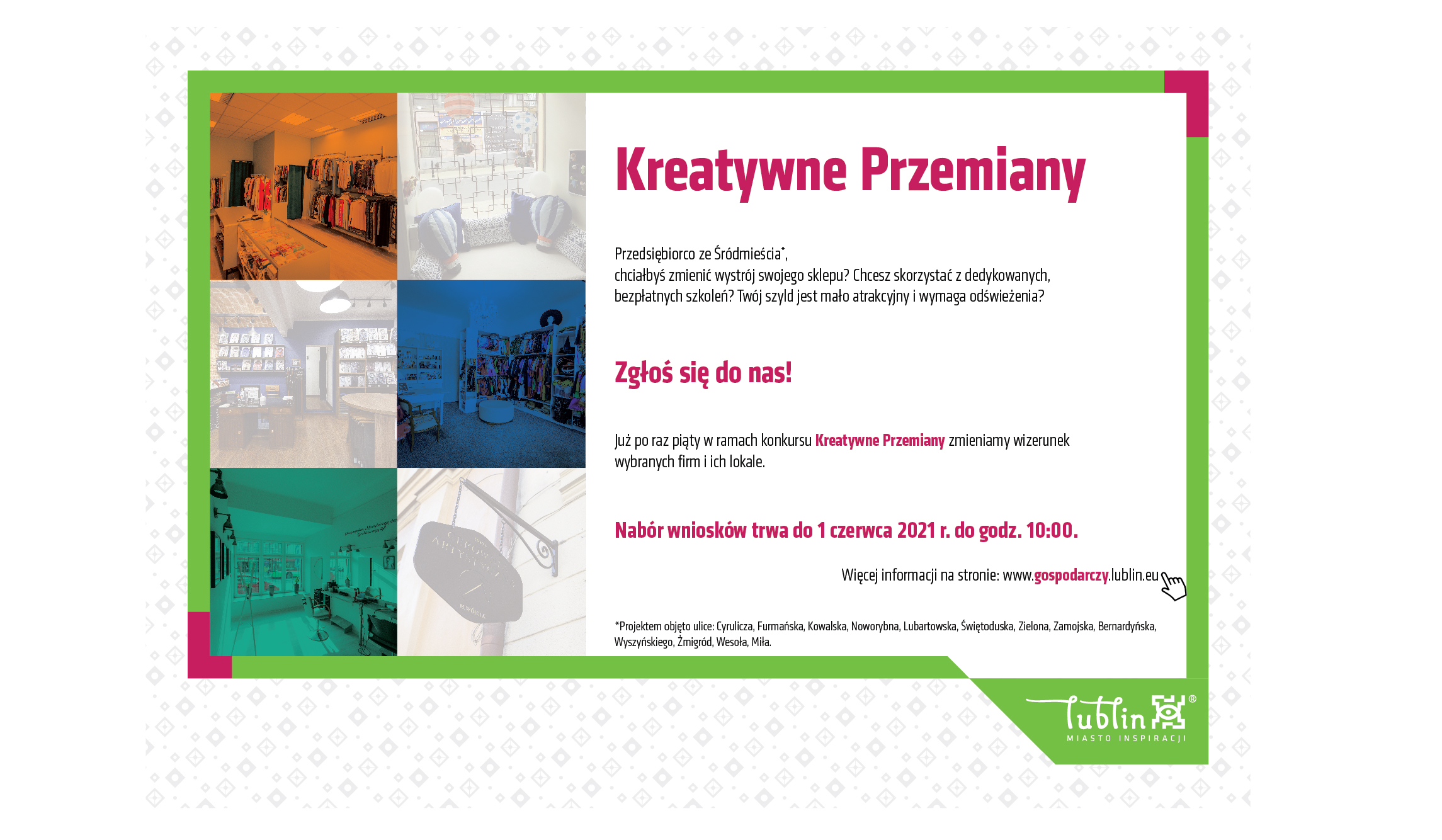  V edycja konkursu Kreatywne Przemiany dla lubelskich przedsiębiorców - Zdjęcie główne