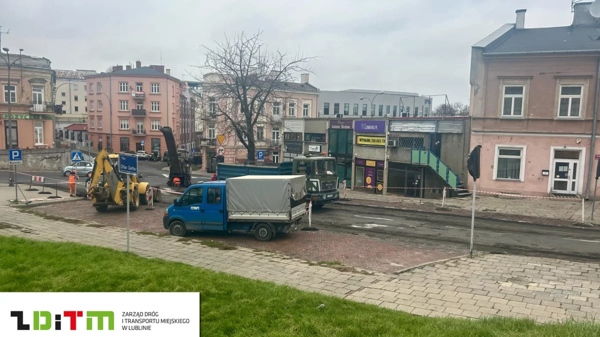 Lublin: Kładą nowy asfalt w centrum. Możliwe utrudnienia - Zdjęcie główne