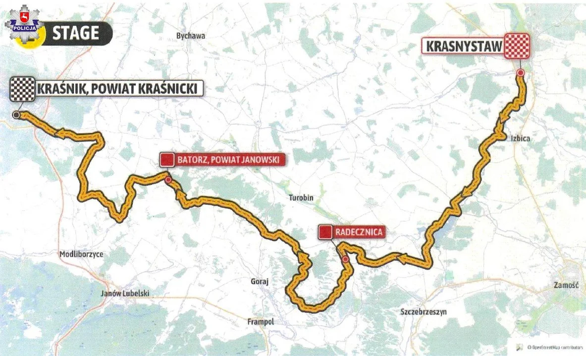 Województwo lubelskie: II etap  Tour de Pologne Woman 2024 wystartował. Policja apeluje o ostrożność - Zdjęcie główne