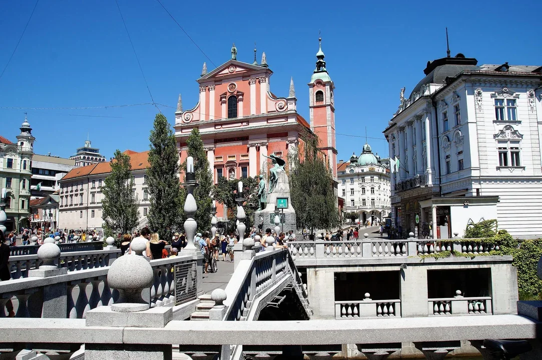 Szóste miejsc w rankingu to stolica Słowenii - Lublana