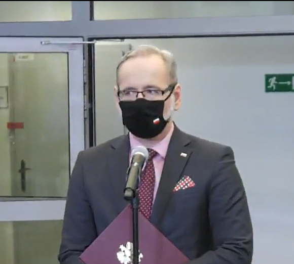 Minister zdrowia w Lublinie. Mówił o trzeciej fali pandemii i obostrzeniach - Zdjęcie główne