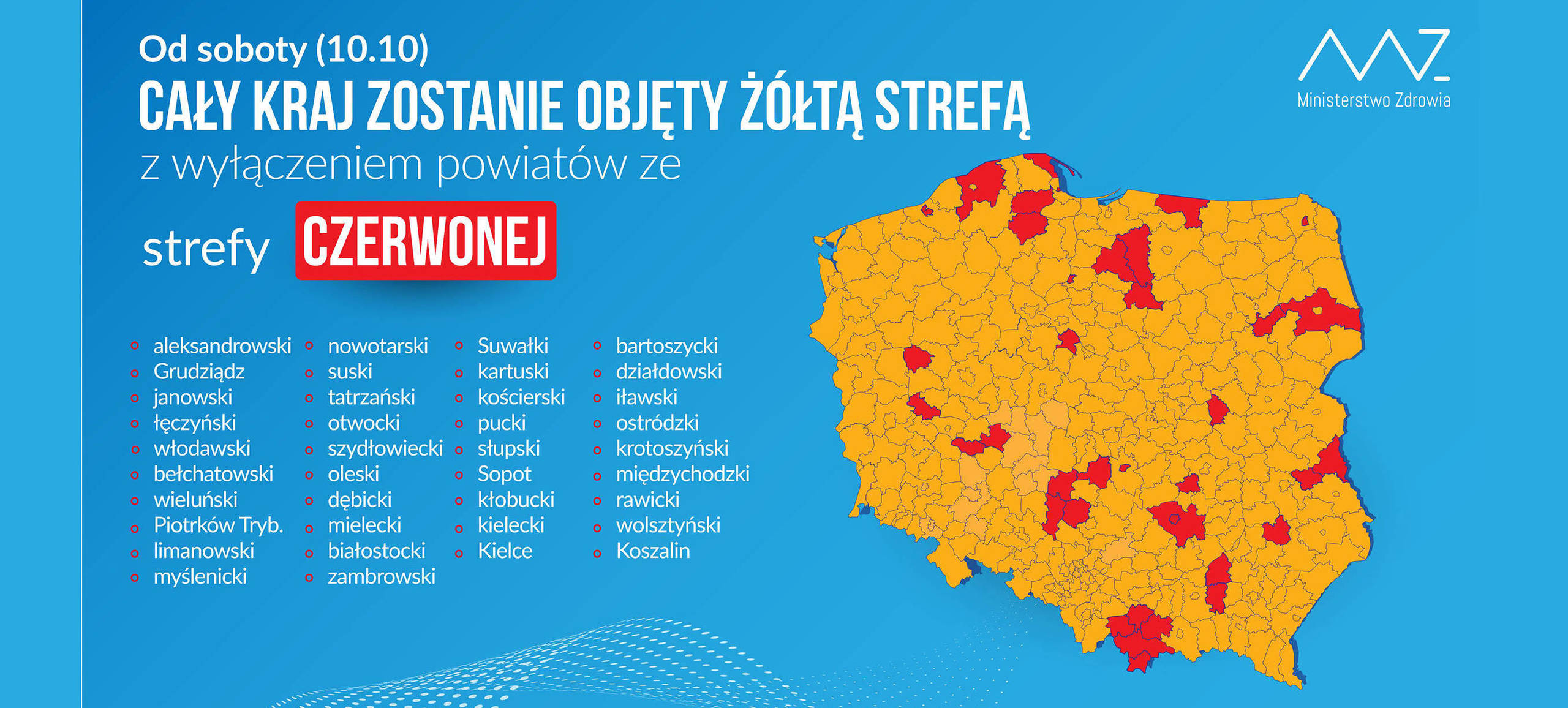 Koronawirus: trzy czerwone powiaty w województwie lubelskim. Wśród nich łęczyński - Zdjęcie główne